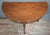 Wood Louis XVI Style Mahogany and Green Felt Half-Moon Game Table For Sale - Image 7 of 8