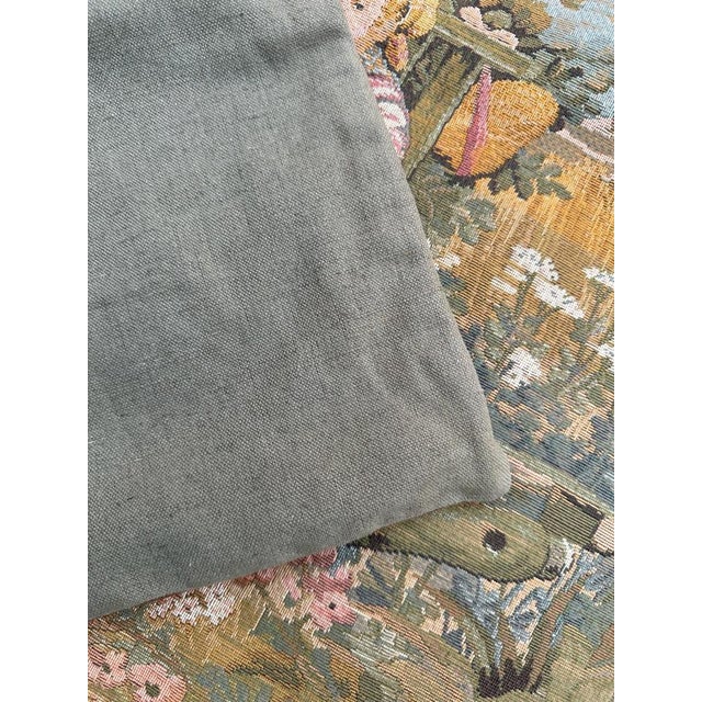 Vintage French Aubusson Style Jaquar Tapestry, 1980s For Sale - Image 17 of 18