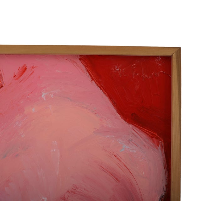 Textile Figurative Expressionism "Form and Color" Original Painting by the Reverend Dr. Virginia Cohn Parkum For Sale - Image 7 of 9