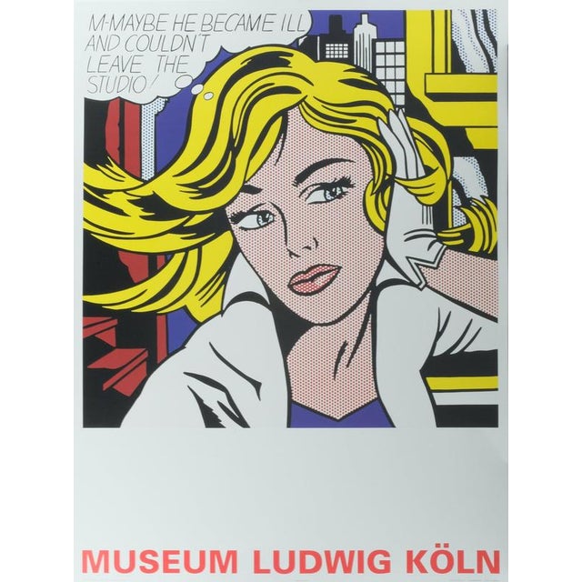 Modern Roy Lichtenstein May Be Girl Poster For Sale - Image 3 of 8