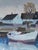 Mid-Century Modern 'Cottages by Quiet Water' Swedish Original Landscape Oil Painting, Framed For Sale - Image 10 of 11