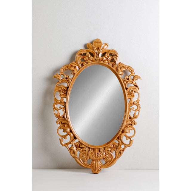 Oval Wall Mirror For Sale - Image 9 of 9