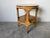 Vintage Maitland-Smith Faux Ostrich Leather Round Two-Tier End Table/ Sold For Sale - Image 9 of 12
