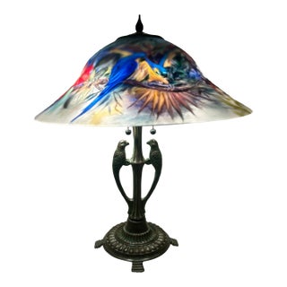 1990s Ulla Darni Art Nouveau Table Lamp For Sale
