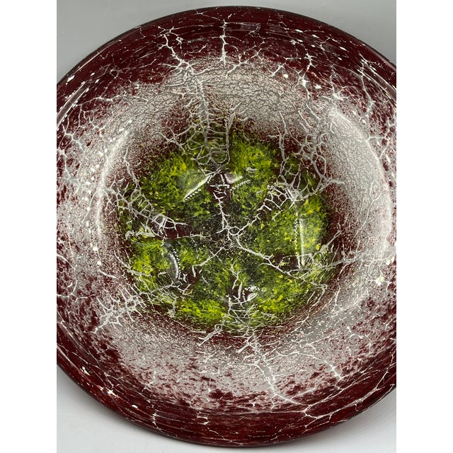 Vintage Art Deco Glass Bowl by Karl Wiedmann for WMF, 1930s For Sale - Image 4 of 13