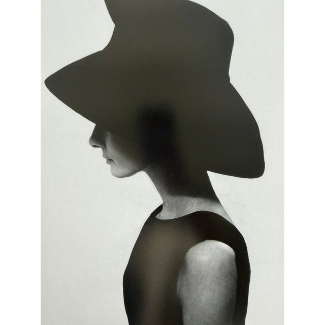 Cecil Beaton - Audrey Hepburn Wearing a Givenchy Hat, Vogue August, Copyright the Conde Nast Publications Ltd, Printed in the Uk 33/57 For Sale - Image 6 of 8