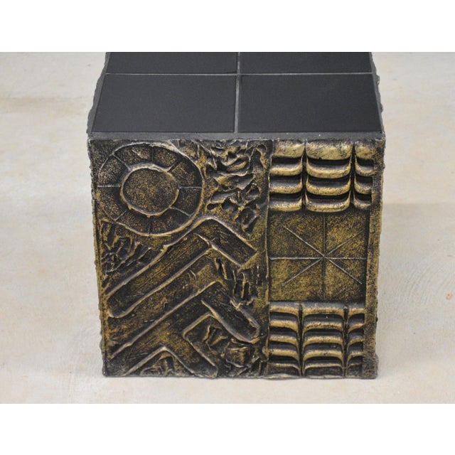 Adrian Pearsall Brutalist Square End Table For Sale In Boston - Image 6 of 9