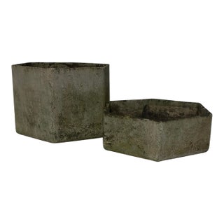Willy Guhl Style Vintage Fiberglass Planters, North America, 1970s For Sale