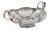 A beautiful English centerpiece or fruit and bread basket of fine plate silver from the Edwardian era, featuring a...