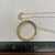 Early 21st Century Diamond Circle Necklace in 14kt Yellow Gold – ~1ctw, 18in, Pre-Loved For Sale - Image 5 of 5