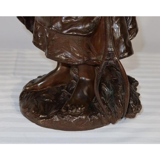 H. Moreau, Jeune Paysanne, Late 1800s, Bronze For Sale - Image 18 of 18