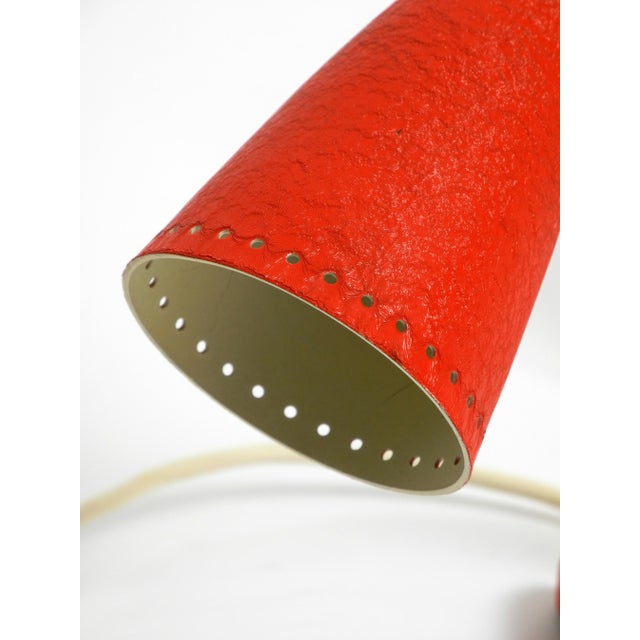 Mid-Century Modern Red Diabolo Crows Foot Table Lamps from Cosack, 1950s, Set of 2 For Sale - Image 11 of 18