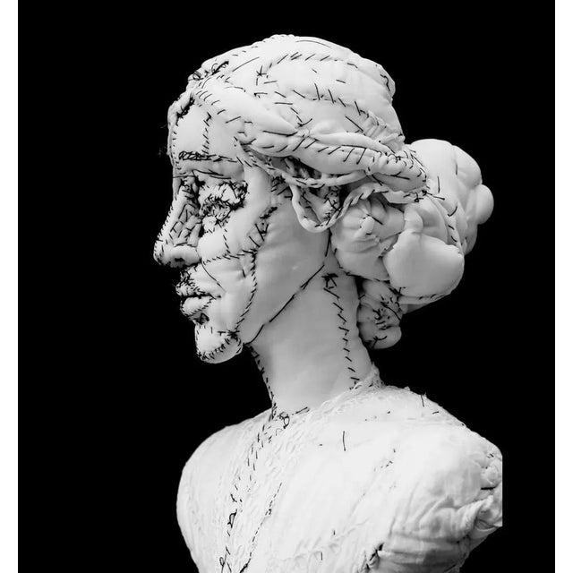 Early 21st Century Virginia Woolf Fabric Sculpture, Anne Valérie Dupond, 2012 For Sale - Image 5 of 5