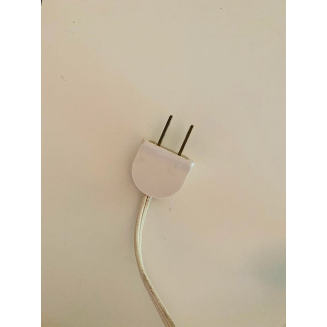 Murano 1970s Murano Frosted Glass Torchiere Table Lamp For Sale - Image 4 of 5