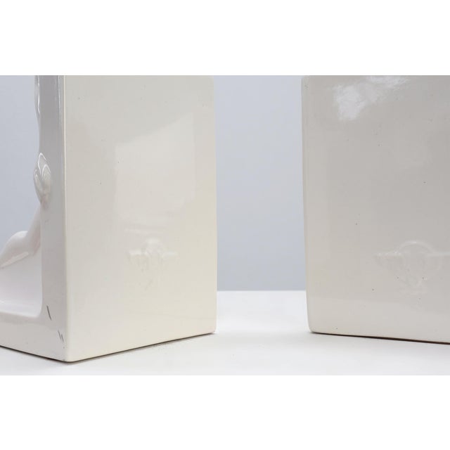 Ceramic Bookends by Godofridus Boonekamp for Plateelbakkerij Schoonhoven, 1920, Set of 2 For Sale - Image 13 of 15