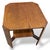 Arts & Crafts Oak Occasional Side Table with Lower Shelf For Sale - Image 4 of 8