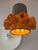 Brown Orange and Brown Ceramic Hanging Lamp For Sale - Image 8 of 11