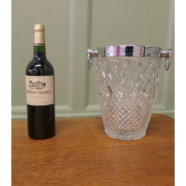 1930s Art Deco Diamond Pattern Champagne Wine Cooler, 1930 For Sale - Image 5 of 7