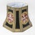 Vintage Hand-Painted Toleware Panel Lamp Shade With Floral Medallion For Sale - Image 11 of 12