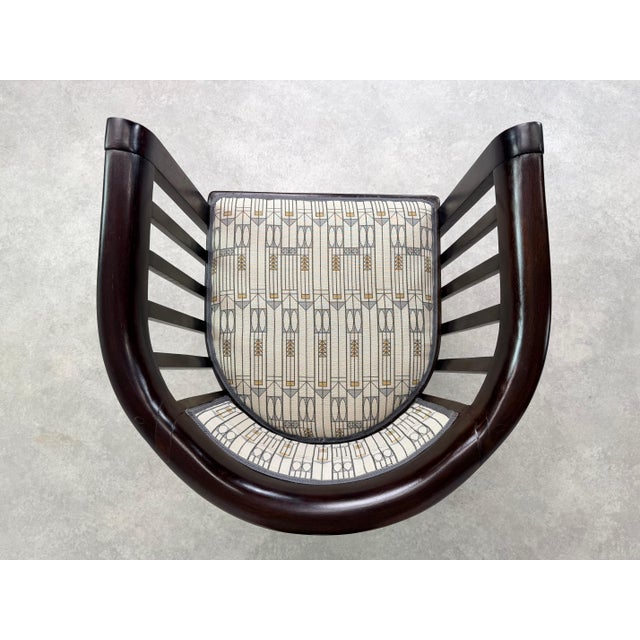 Secession No. 423 Fledermaus Armchair attributed to Josef Hoffmann, 1890s For Sale - Image 3 of 16