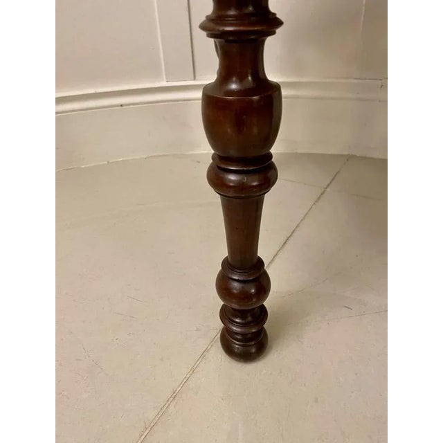 Antique Victorian Oak Side Chair For Sale - Image 11 of 12