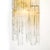 Mid-Century Large Muted Citrine Calza Glass Chandelier Signed Venini For Sale - Image 9 of 18