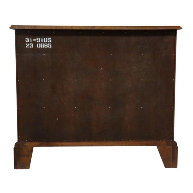 Wood Knob Creek Chippendale Cherry Block Front 4-Drawer Chest C1930 For Sale - Image 7 of 10
