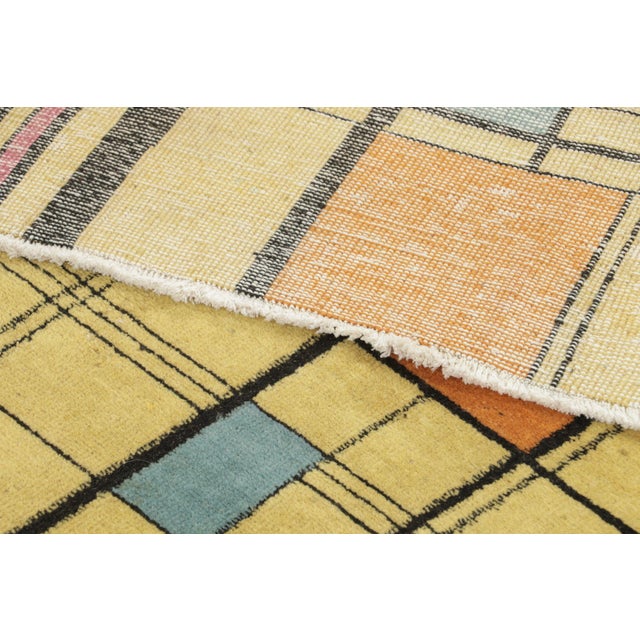 Textile Vintage Mid-Century Modern Wool Runner, by Rug & Kilim, Turkey For Sale - Image 7 of 9