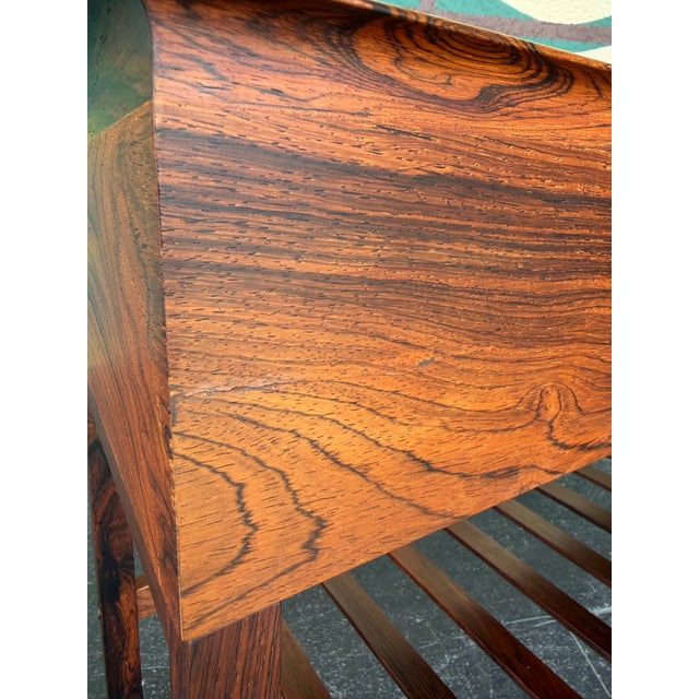 Mid 20th Century Danish Rosewood Planter With Magazine Rack For Sale - Image 10 of 10
