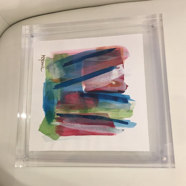 Original Art in Lucite by M Stancil For Sale - Image 4 of 13