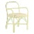 Ginny Rattan Indoor/Outdoor Dining Chair, Cream For Sale