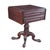 Traditional Antique American Empire Mahogany Drop Leaf Parlor Work Table Sewing Stand Chest For Sale - Image 3 of 16
