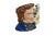 Large vintage Royal Doulton 7030 porcelain character jug of the Frederic Chopin featuring a piano keyboard handle with...