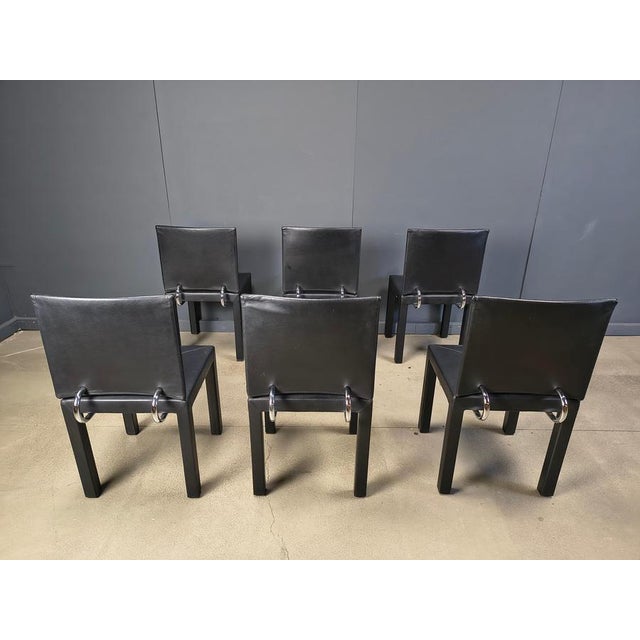 Arcadia Dining Chairs attributed to Paolo Piva for B&B Italia, 1980, Set of 6 For Sale - Image 6 of 18
