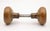 Traditional Pair of Vintage Six Fold Scallop Brass Door Knobs For Sale - Image 3 of 5