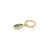 Metal 14k Solid Gold Contemporary Emerald Charm Pendant Gift for Birthday For Sale - Image 7 of 18