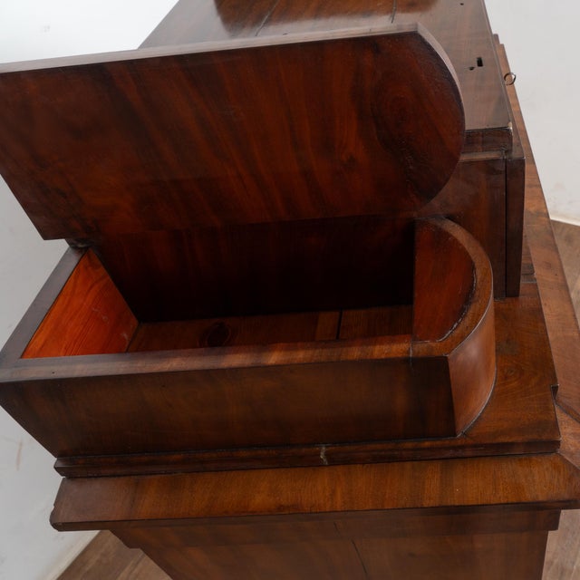 Early 19th Century 19th Century Danish Biedermeier Mahogany Secretary Bureau For Sale - Image 5 of 14