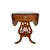 A vintage 1940's English Regency style mahogany drop-leaf accent or breakfast table with single drawer. Featuring a...