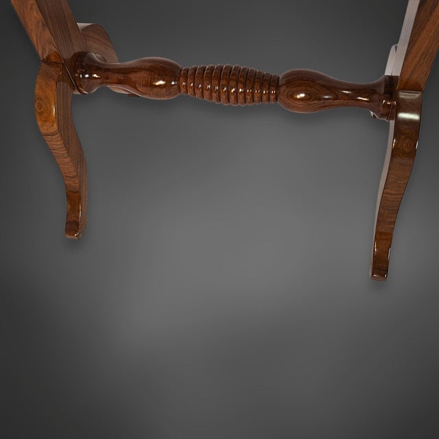 Wood Biedermeier Side Table in Walnut Veneer, 1840 For Sale - Image 7 of 16