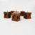 Mid-Century Modern Modular Teak Candlesticks, Denmark, 1960s, Set of 6 For Sale - Image 6 of 10