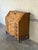 Mid-Century Modern Oak Bureau With Drop-Front Desk and Three Serpentine Drawers Danish Mid-Century Modern 1970s For Sale - Image 3 of 11