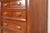Thomasville Mid-Century Modern Hollywood Regency Campaign Walnut Highboy Dresser, 1970s For Sale - Image 11 of 17