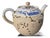 Antique 20th Century Japanese Moriage Sharkskin Samehada Glaze Teapot Meiji Taisho Era For Sale