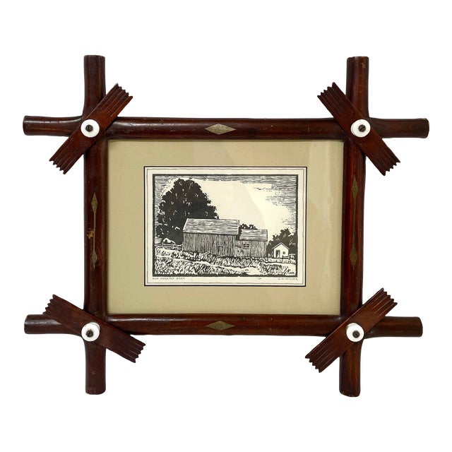 Antique Victorian Wood Frame For Sale