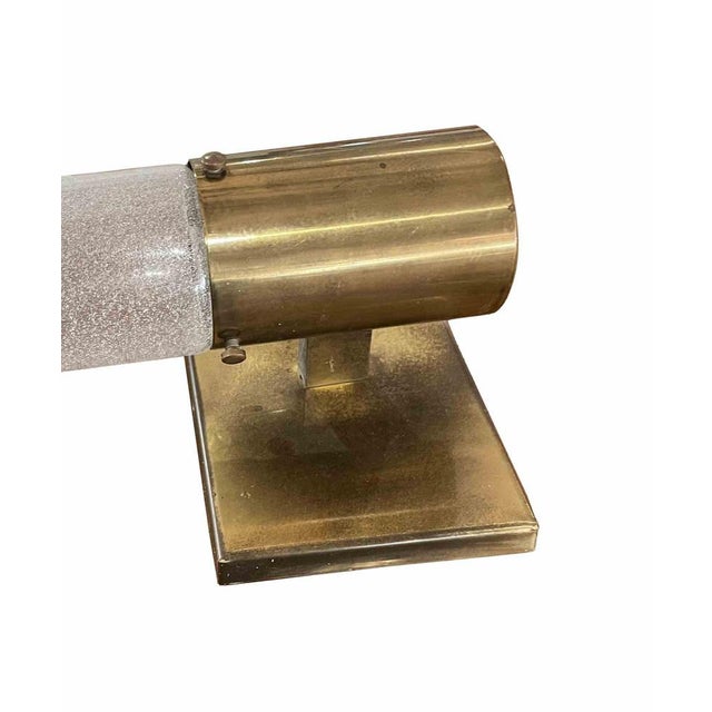 Brass Table Lamp by Aldo Nason for Mazzega, Italy, 1970s For Sale - Image 3 of 6