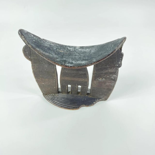 Early 20th Century Wooden Headrest Ethiopia For Sale - Image 4 of 7