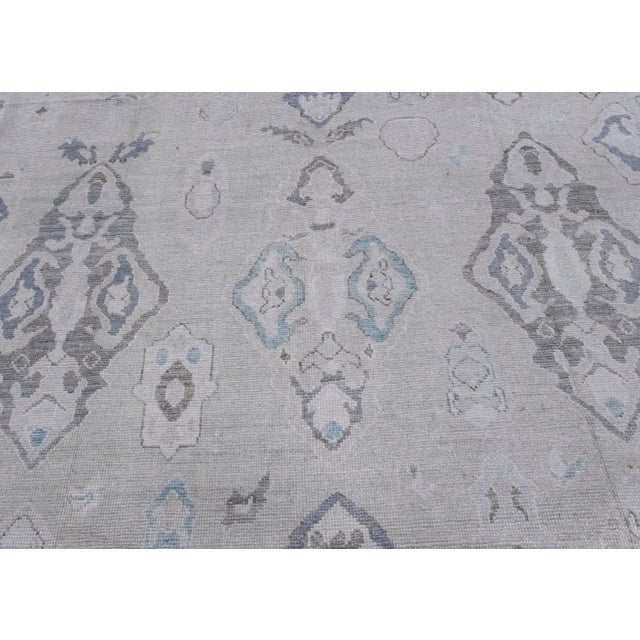 Early 21st Century Turkish Oushak Rug 10'5" x 14'4" For Sale - Image 5 of 8
