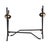 Donald Deskey MCM Fireplace Iron Andirons For Sale - Image 9 of 9