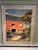 1977 oil on canvas of Autumn Barn landscape by J. Preece. Bucolic country farm scene with traditional red barn nursery....