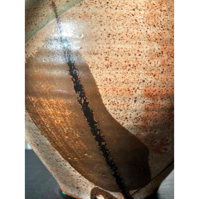 Glazed Ceramic Jar Studio Pottery Karen Karnes For Sale - Image 10 of 15